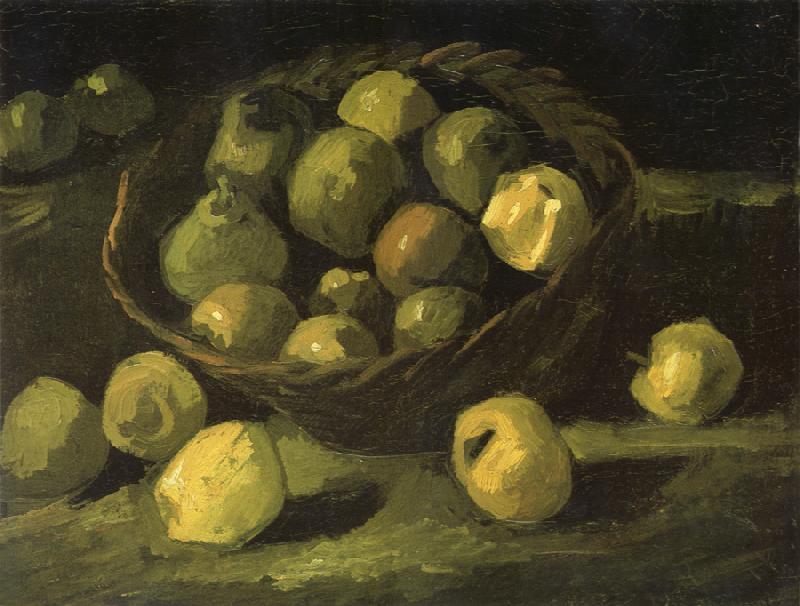 Vincent Van Gogh Still life with Basket of Apples (nn04) Germany oil painting art